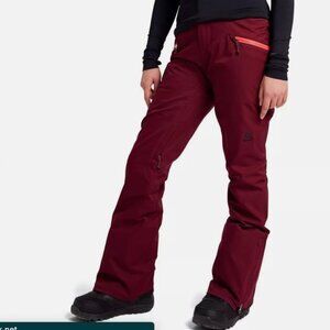 Burton Womens Mulled Berry Marcy High Rise Pants Size XS
